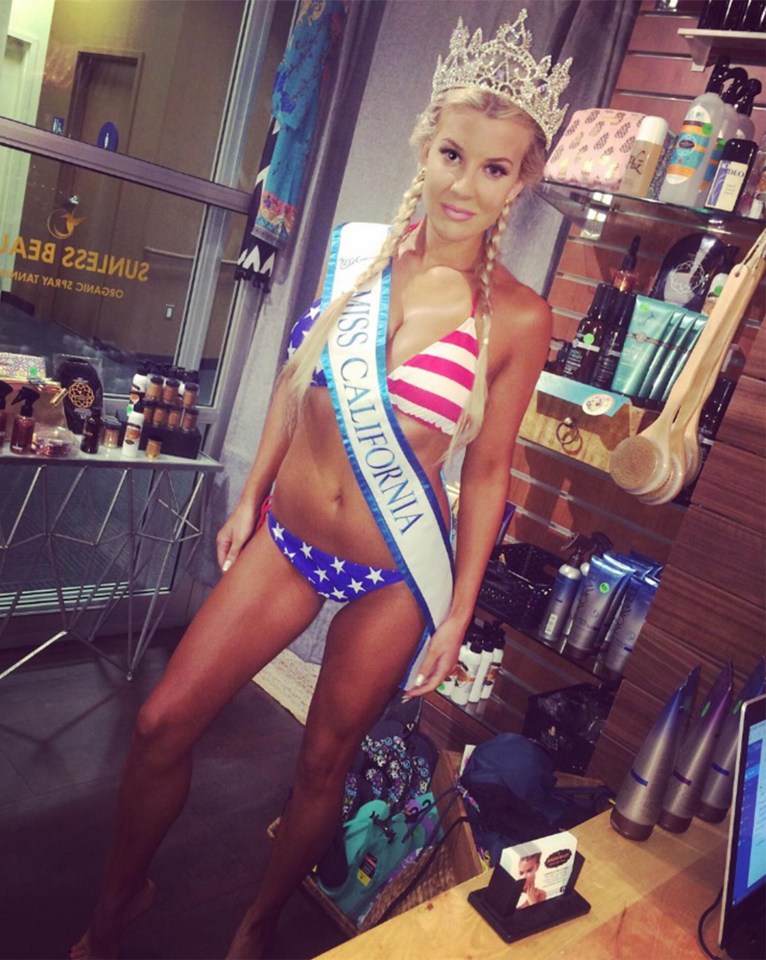 TMZ, reported the stand off was sparked by a 911 call at around 3am on Tuesday when Baylee Curran, the winner of Miss California Regional 2016