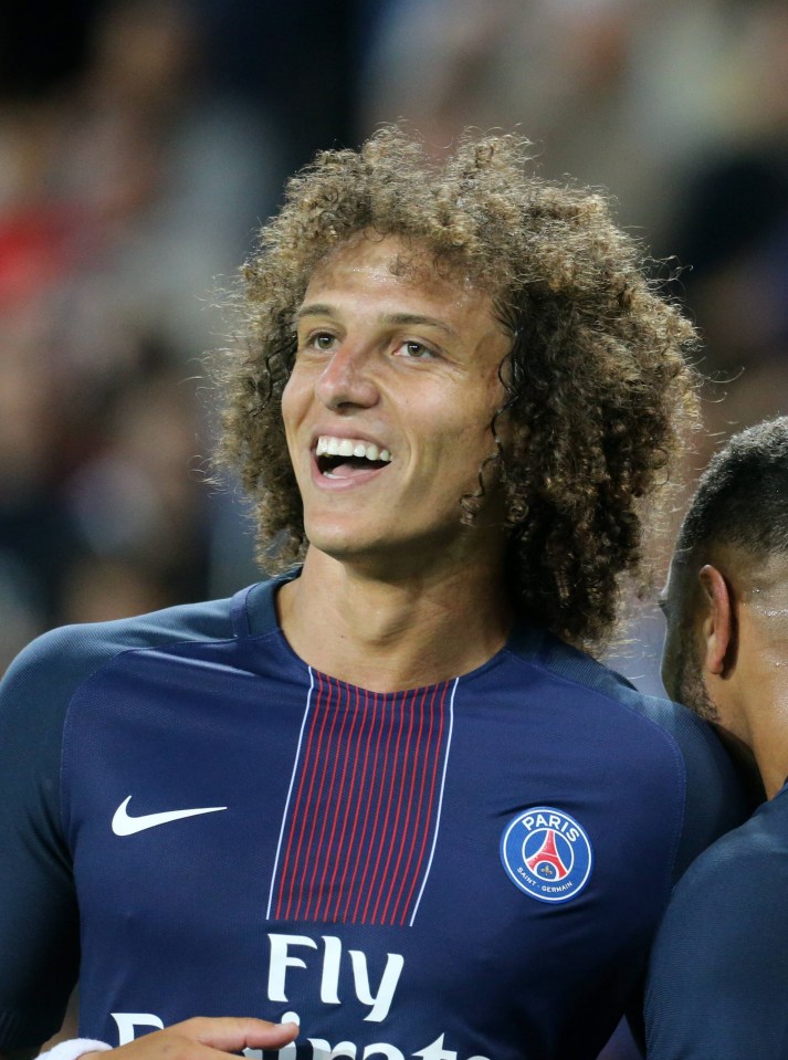 David Luiz signed for Paris Saint-Germain in a £50million move in 2014