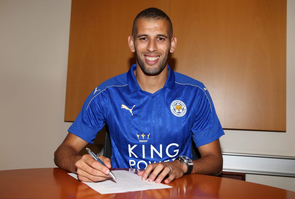  Islam Slimani has signed up for five years at the King Power Stadium