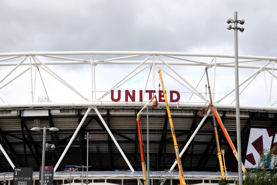  Hammers play their first game at Olympic Stadium on Thursday