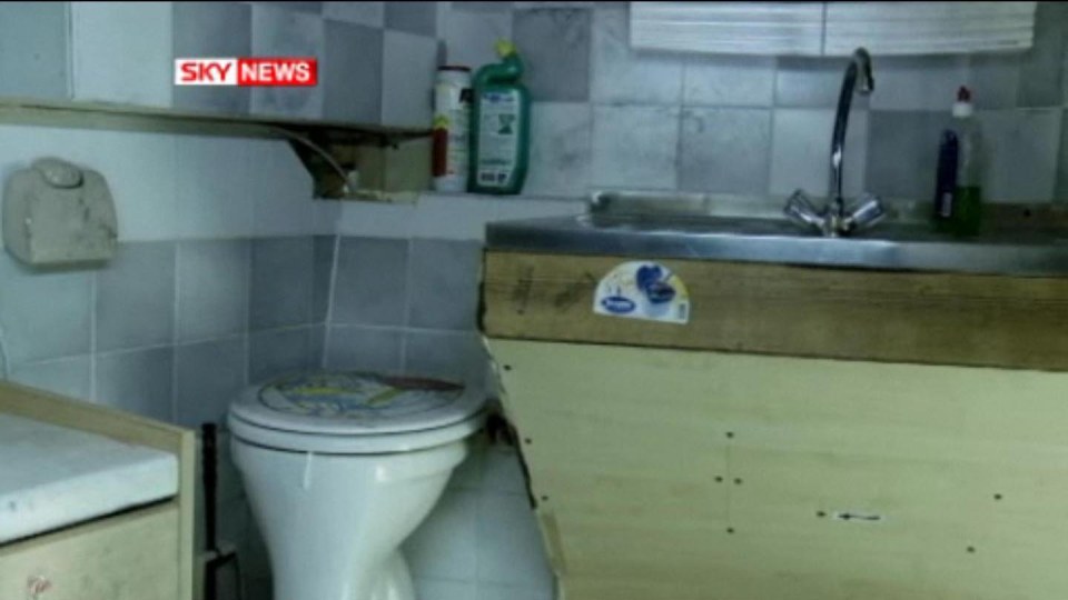  The makeshift 'bathroom' in the cellar where Natascha was imprisoned