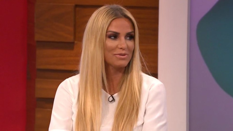  Katie Price has revealed she has re-signed for Loose Women