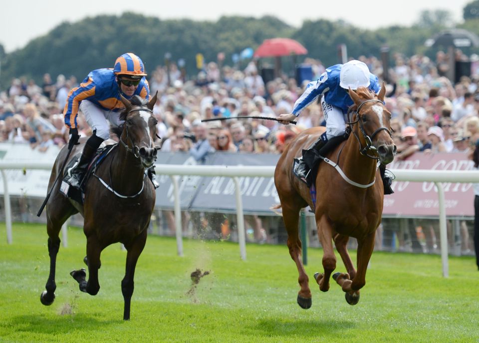  Queen Kindly (right) followed family tradition when successful in the Lowther