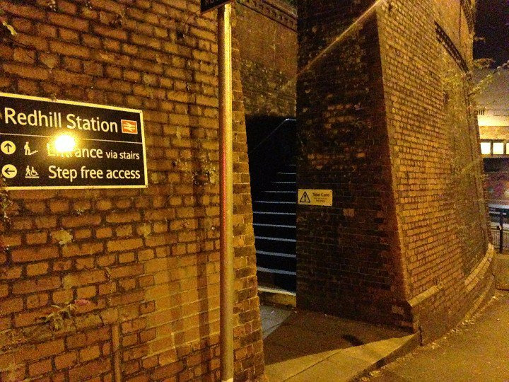  The boy is believed to have left his bike on this set of stairs