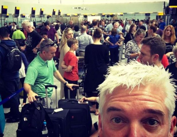  Phil ranted online about missing his flight because of check-in system failures