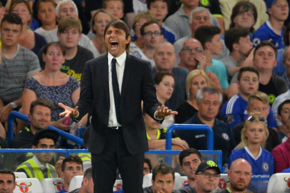  Antonio Conte will be looking to leave his mark at Chelsea with touchline antics