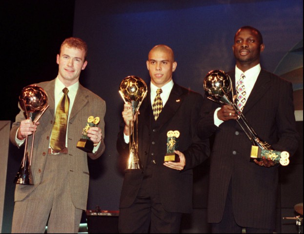  George Weah finished behind Ronaldo in 1996 Fifa World Player of Year award