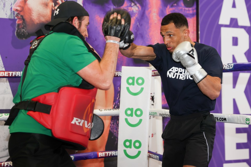  Marcus Morrison training for his return