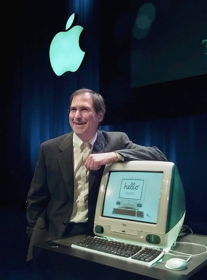 Jobs unveils the iMac in 1998