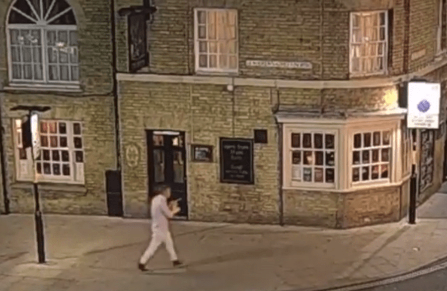  Suffolk Police released CCTV of Corrie last seen walking through Bury St Edmonds after he became separated from friends