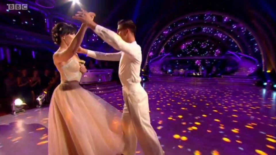  Daisy Lowe dedicated her first live dance to her late Granddad who passed away on the first day of her rehearsals