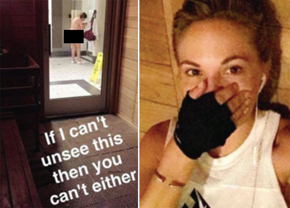 This was the shocking post which saw Dani Mathers body shaming a pensioner on Snapchat