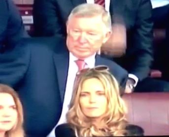  Sir Alex Ferugson was at Old Trafford to see City beat United in the Manchester derby