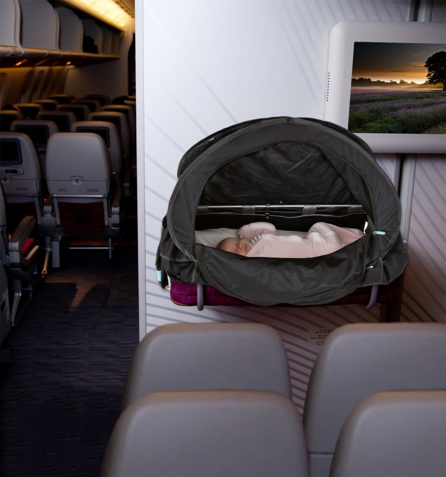  The clever product means that babies can have a restful sleep while travelling