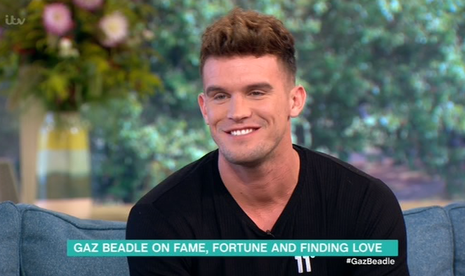  Gaz Beadle looked sheepish after saying the word 'k**b' live on This Morning