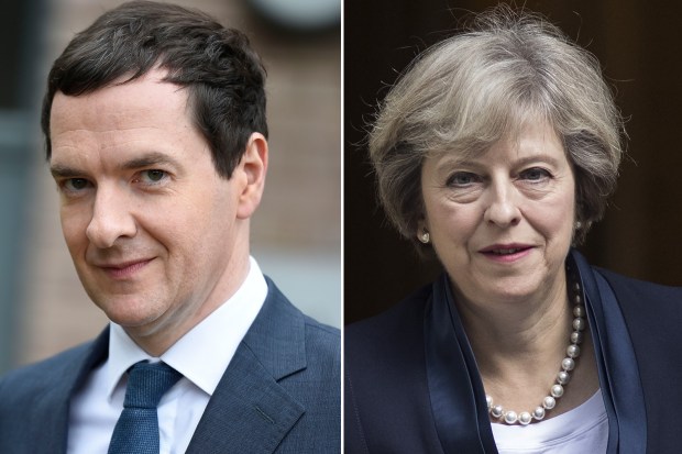 Theresa May and George Osborne