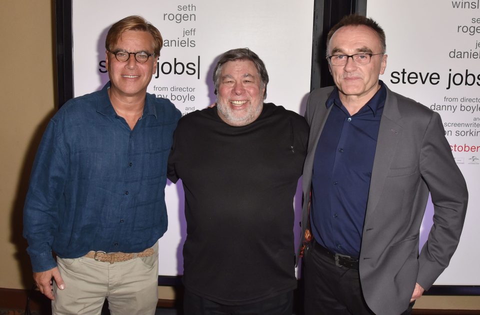 Danny Boyle alongside Aaron Sorkin and Steve Wozniak