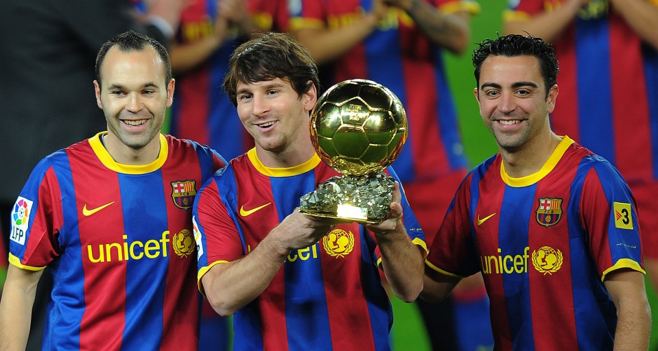  Andres Iniesta finished as runner up for Lionel Messi in 2010 Fifa Ballon d'Or