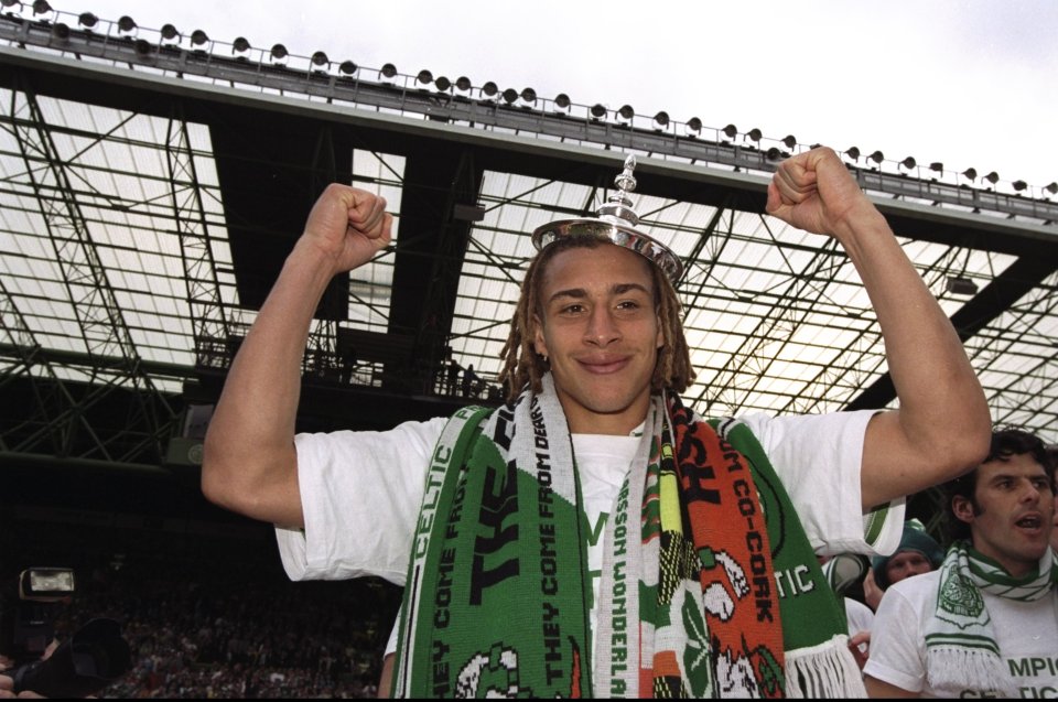  Henrik Larsson won four league titles during his seven years at Celtic