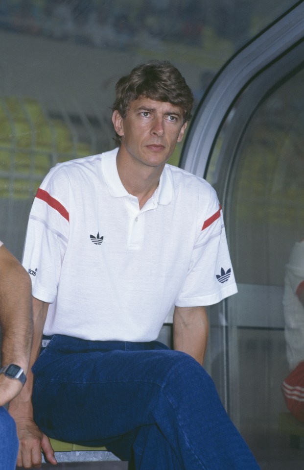 Arsene Wenger, manager of the AS Monaco football team, at a friendly match against HNK Hajduk Split, 4th July 1987. Monaco won the match 2-1. (Photo by Bob Thomas/Getty Images)