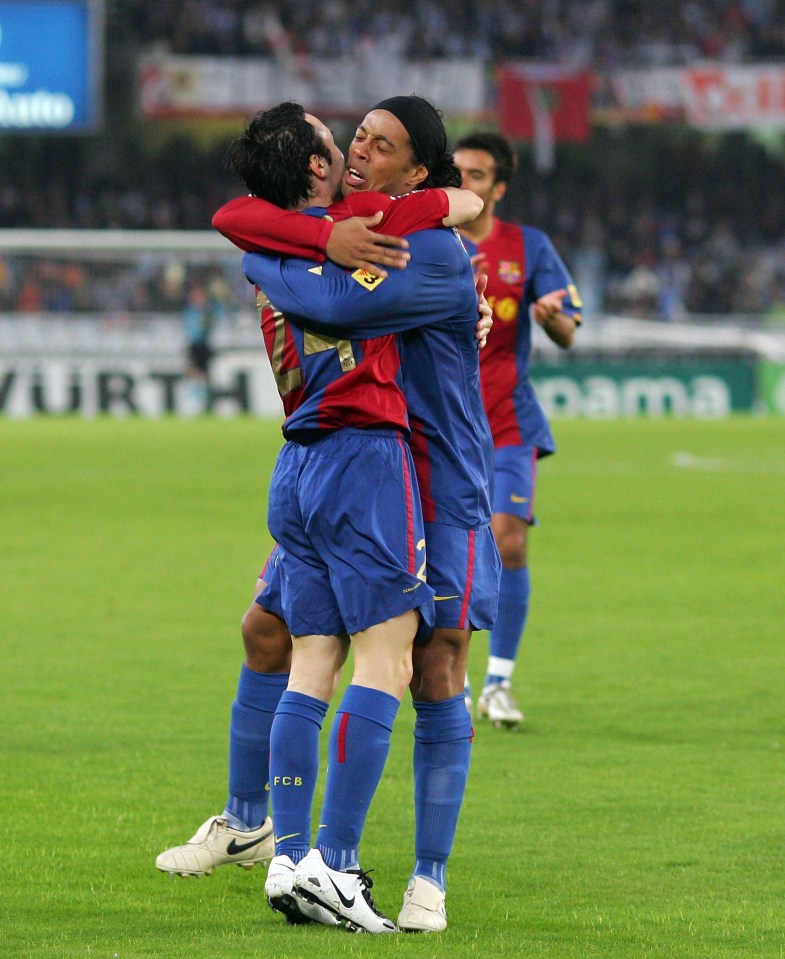  The pair won two La Liga titles and the Champions League at the Nou Camp