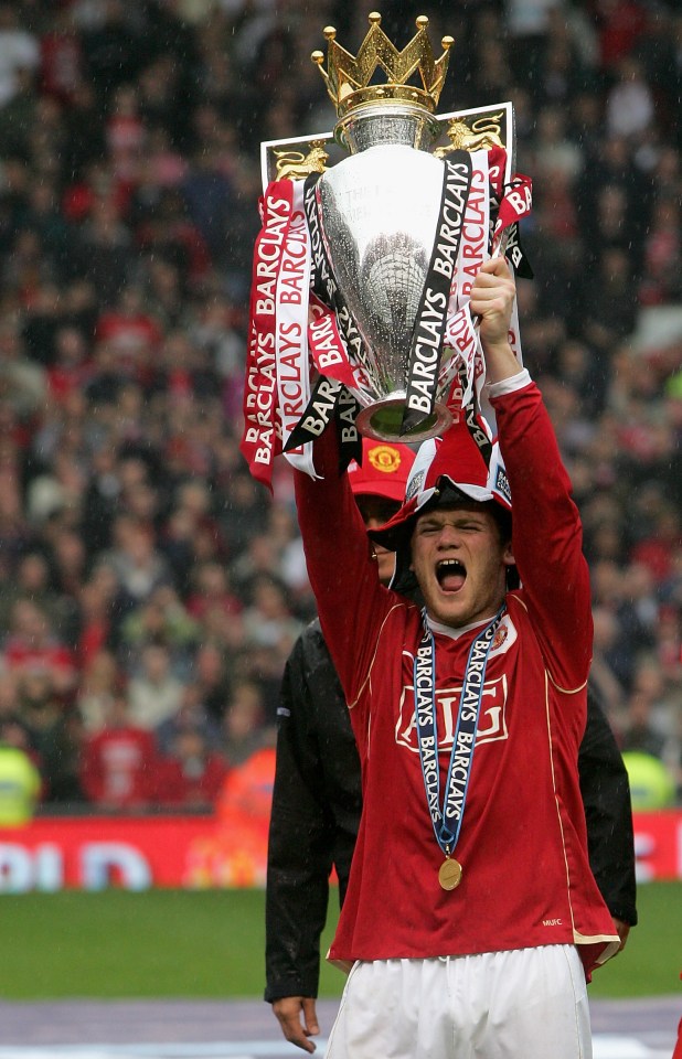  Wayne Rooney won first Premier League medal with Manchester United in 2006-07