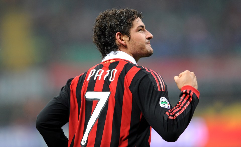  Alexandre Pato was an AC Milan icon and fearsome striker in 2009