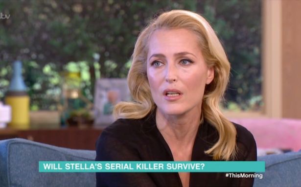  Gillian Anderson spoke about the tension between her and Jamie Dornan's characterss