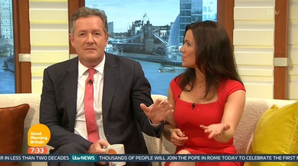 Susanna asked Piers if he thought she looked pregnant 