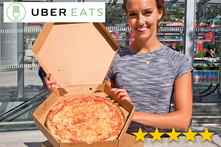  Uber Eats scored the winning five stars