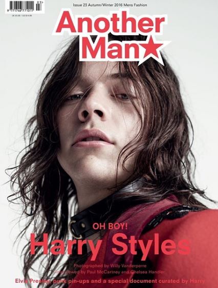  Harry Styles has posed for three different covers of Another Man magazine