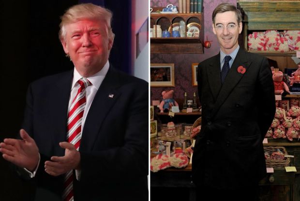 Donald Trump and Jacob Rees-Mogg