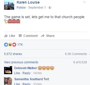  Karen's post went viral overnight and surpassed Paul's ambitions by thousands