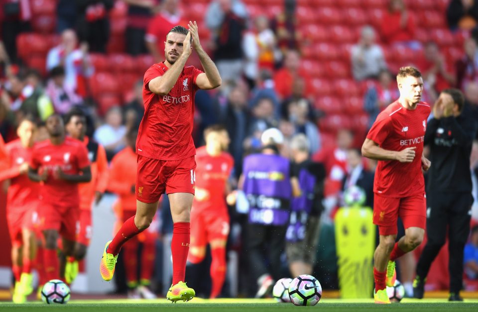  Jordan Henderson salutes Liverpool fans and impressed with his midfield energy