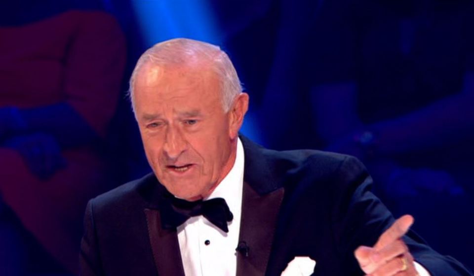 Len Goodman made a cheeky joke after she had finished 