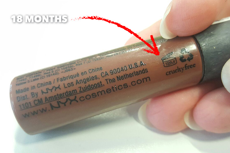  This lip product can be applied for a year before it passes its use-by date