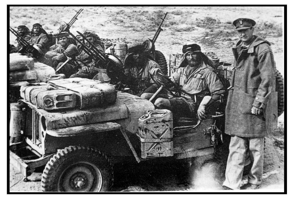  Ready for action...an SAS jeep patrol in North Africa in 1943