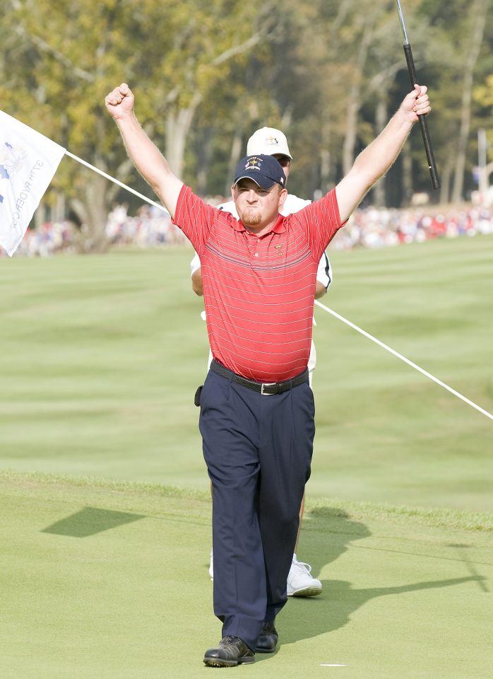  JB Holmes was of huge importance to the US in their 2008 Ryder Cup win