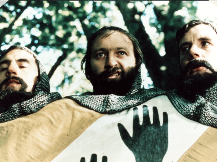  Jones, left, starred in and co-directed Monty Python and the Holy Grail