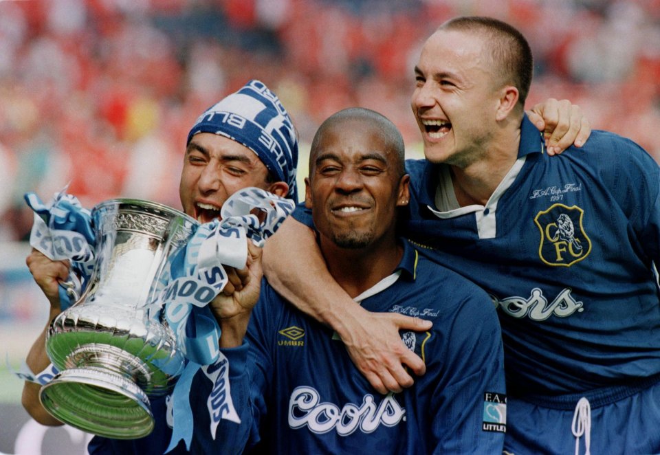  Eddie Newton, who won the FA Cup with the club during his playing days, coaches the loan army during pre-season