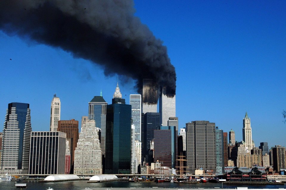 The smoke could be seen across New York and beyond