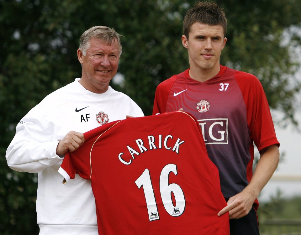  Michael Carrick joined United in 2006 to replace Roy Keane