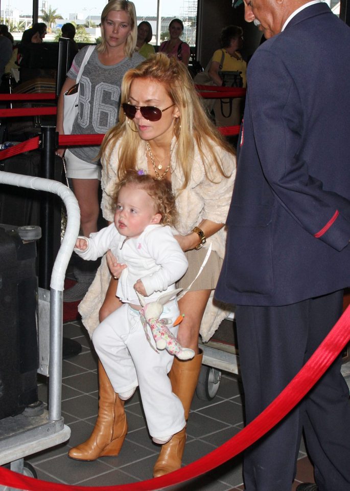  But Geri soon managed to calm her daughter down