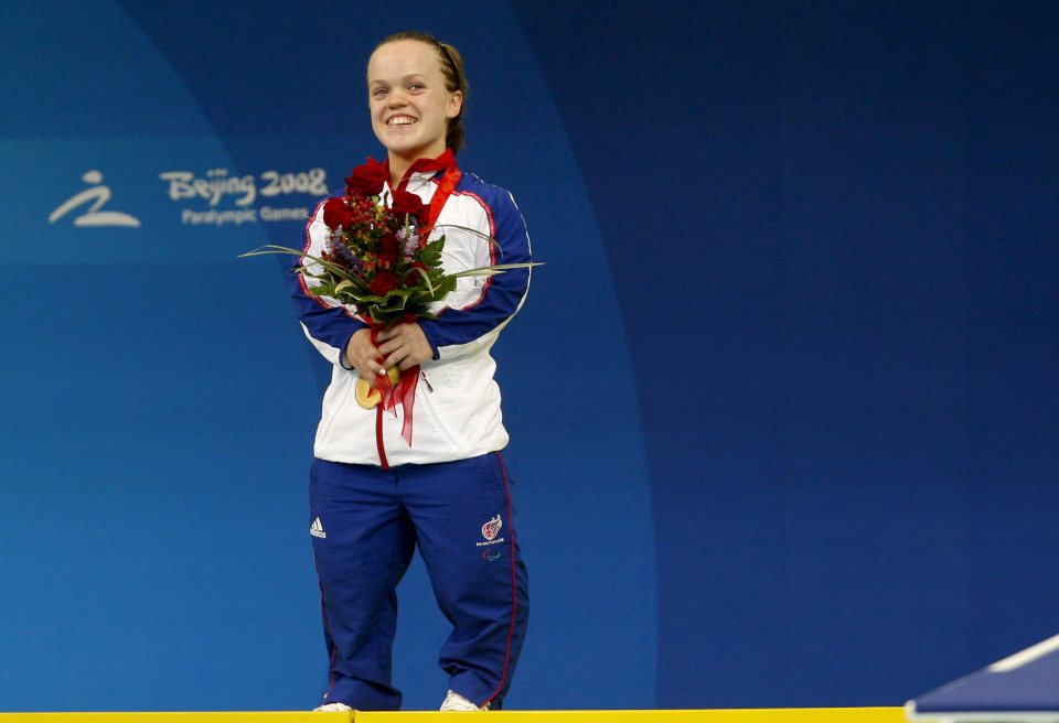  Ellie Simmonds won the first of her gold medals aged just 13 at Beijing 2008