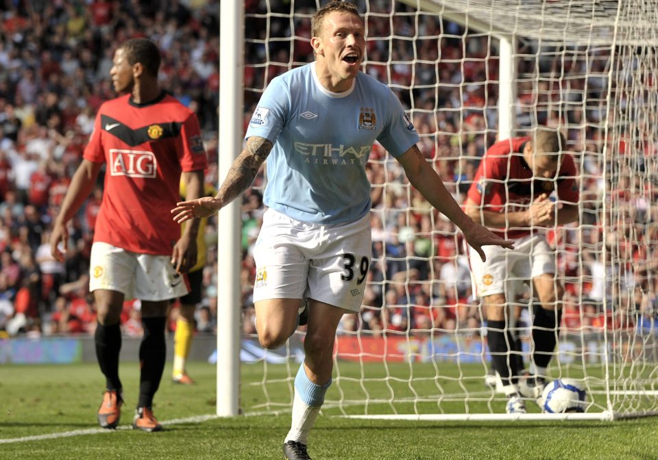  Craig Bellamy thought he had salvaged a point for Manchester City at the death