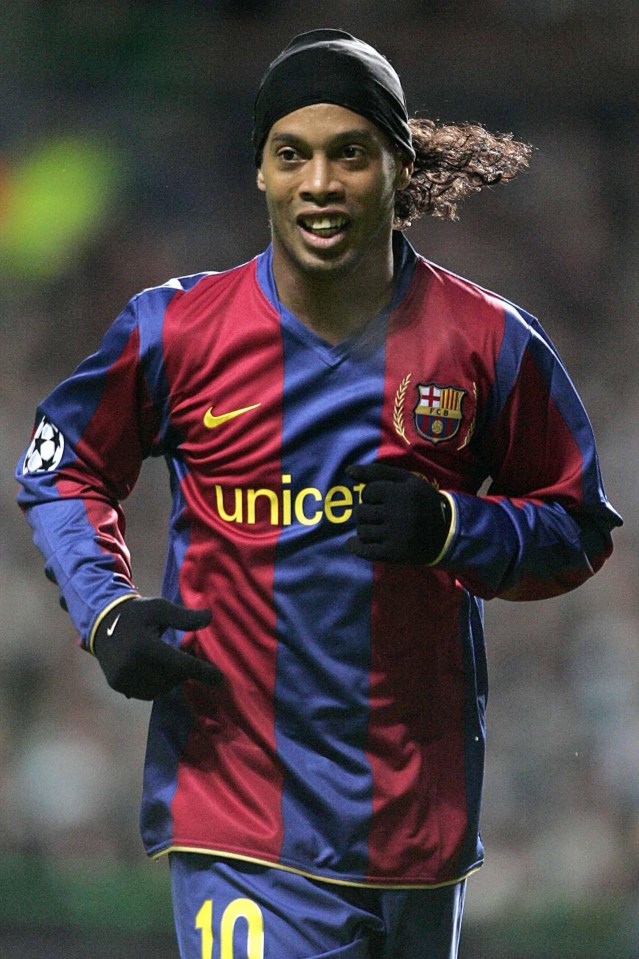 Ronaldinho is regarded as a bona fide Barcelona legend between 2003 and 2008