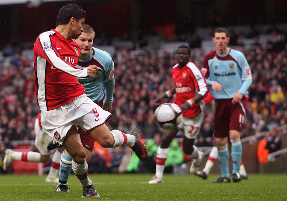  Eduardo with a moment of magic to score against Burnley is the FA Cup