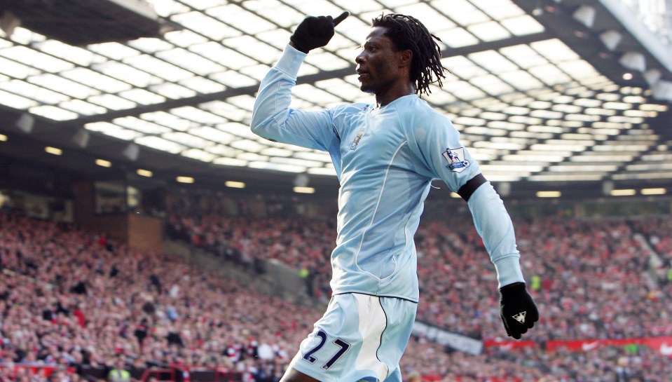  Benjani scored Manchester City's first winning-goal at Old Trafford since 1974