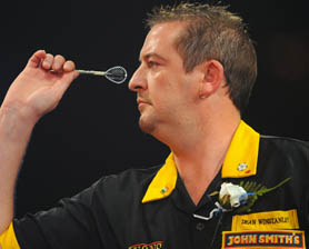  Spinning darts . . . Dean Winstanley