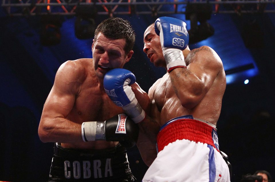  Ward beat Froch back in 2011 for the WBA Super, WBC and Ring titles